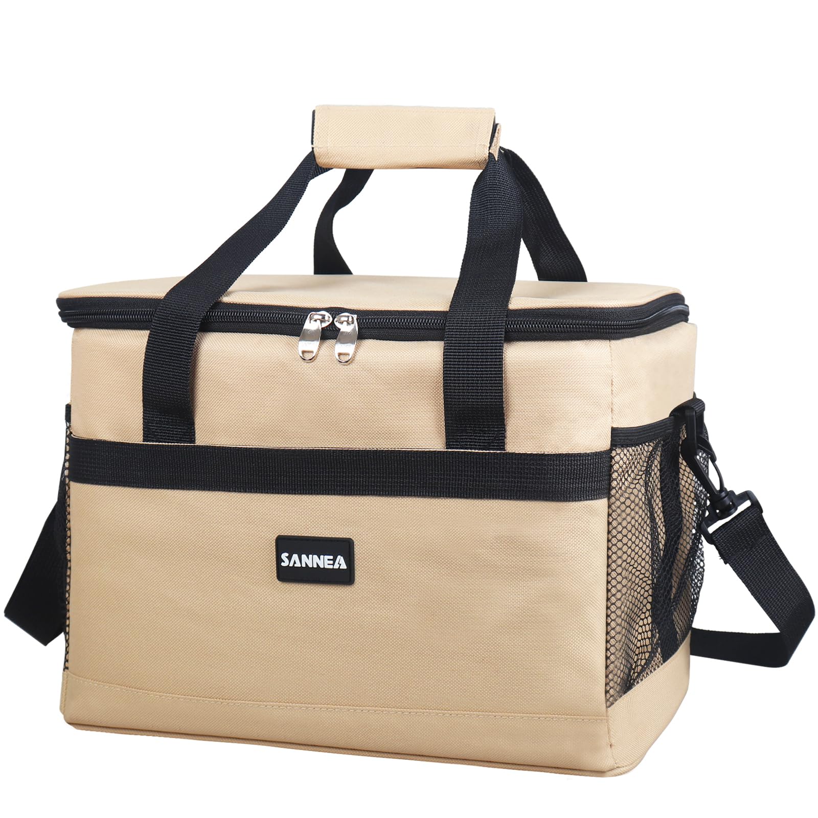 

Large Capacity 35L Cooler Box with Cloth Cold and Heat Foldable and Can be Carried by Hand or Over the Perfect for Sports Cherry Blossom Club and More