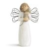 Figurine - ENESCO - Willow Tree 26109 - Angel with Cat - Height 13 Cm - Resin