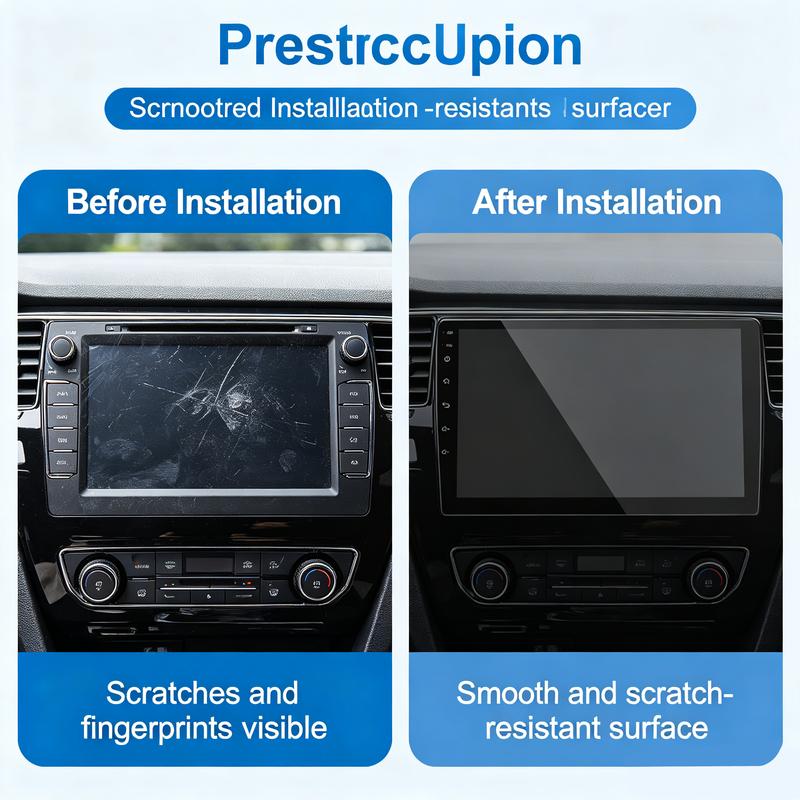 Car Anti-scratch Repair Sticker For Mercedes Benz (2025-2026) Interior Center Console Transparent TPU Protective Film