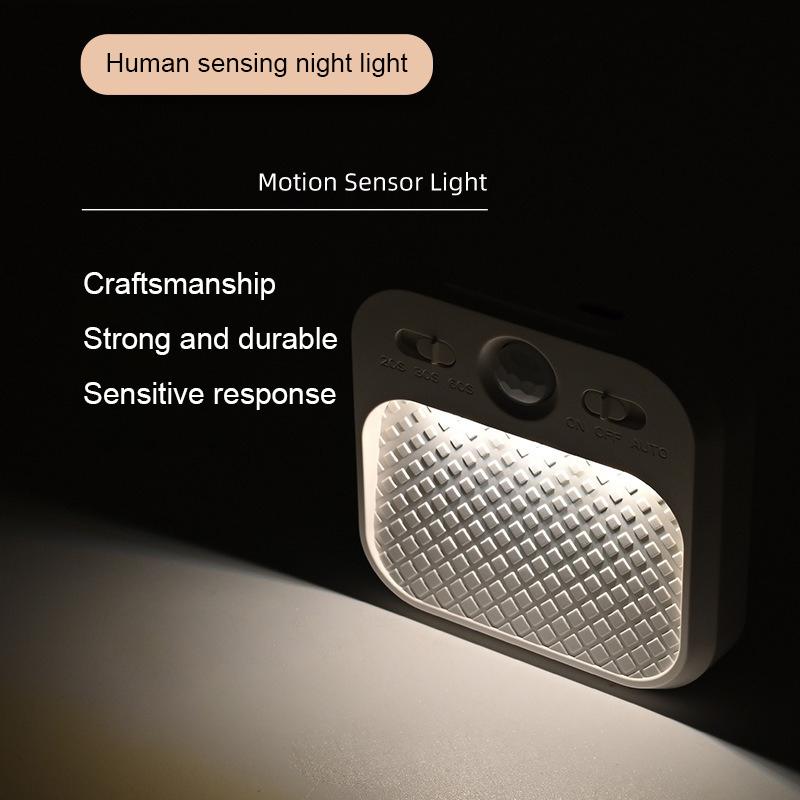Night Light Motion Sensor With LED Light Rechargeable Lamps Children'S Night Light Wireless Night Lamp For Bedside Table Bedroom