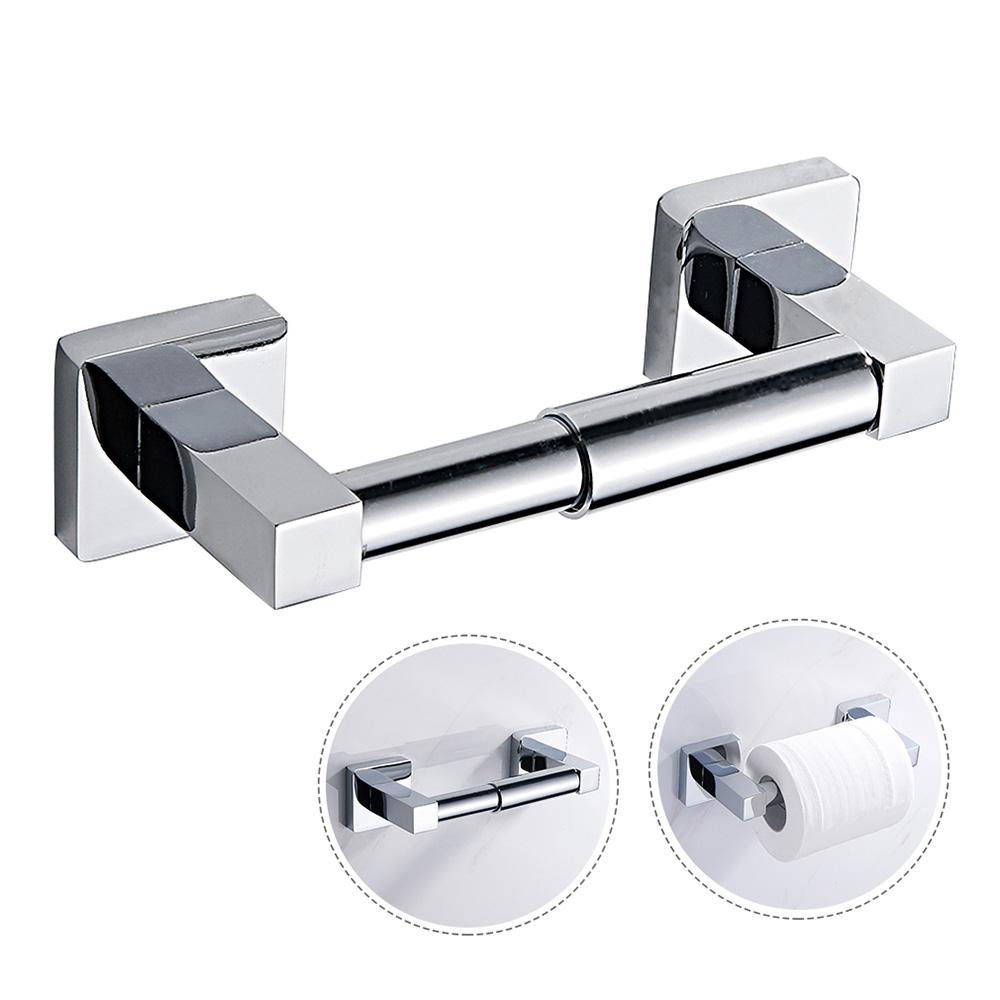 Wall Mount Toilet Paper Holder Stainless Steel Tissue Towel Roll Dispenser Round/Square Home Towel Ring Bathroom Accessories