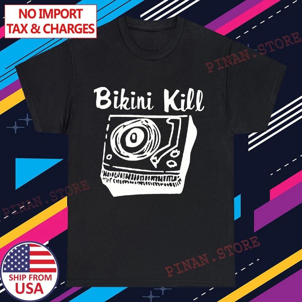 Bikini Kill Men s Black Size S-5XL S