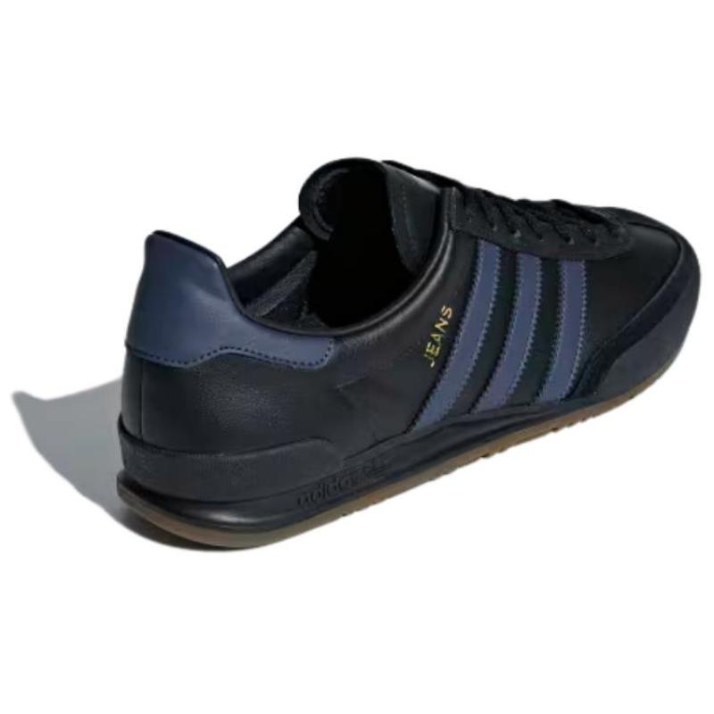 Adidas Originals Jeans Cushioning Wear-Resistant Low-Top Skateboard Shoes Men's Black Blue Sneakers B42228