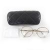 Excellent CHANEL Glasses COCO Mark Faux Pearl Sunglasses/Eyewear Gold Women 4247 Used
