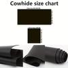 Black stiff plain cowhide 1.8mm thick handmade leather fabric, genuine leather hand account book, wallet leather bag, leather ma