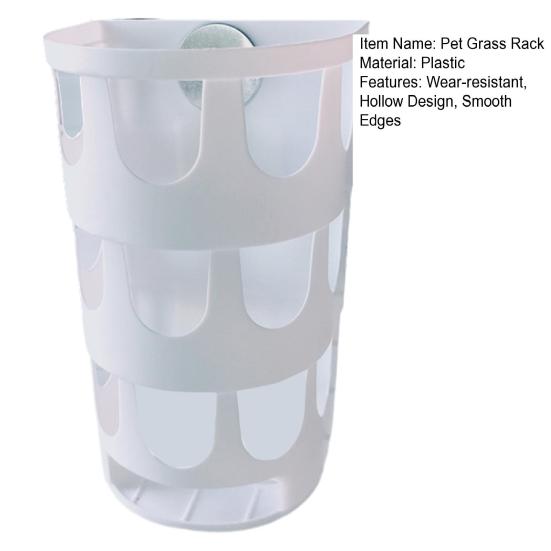 Kleine Tier Gras Feeder Rack Hohl Design Kaninchen Hamster Gras Krippe Rack Lebensmittel Bin Schüssel Kleine Haustier Käfig Liefert