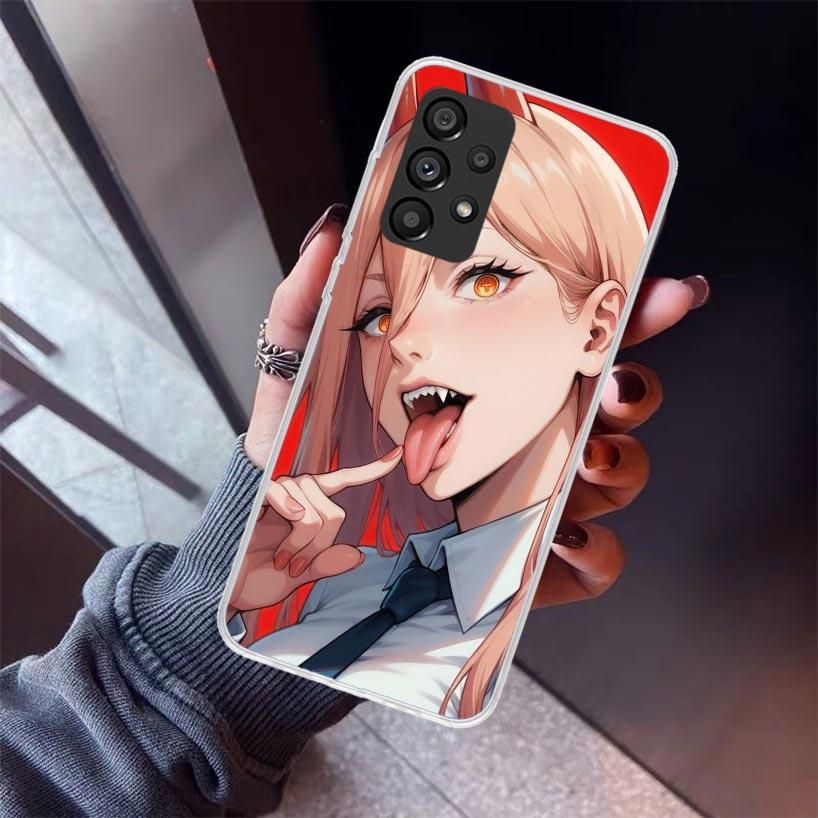 C-Chainsaw Mans Power Phone Case For Samsung Galaxy A17 A57 A37 A16 A26 A36 A56 A15 A25 A35 A55 A14 A13 A54 A53 A34 A24 A33 A23