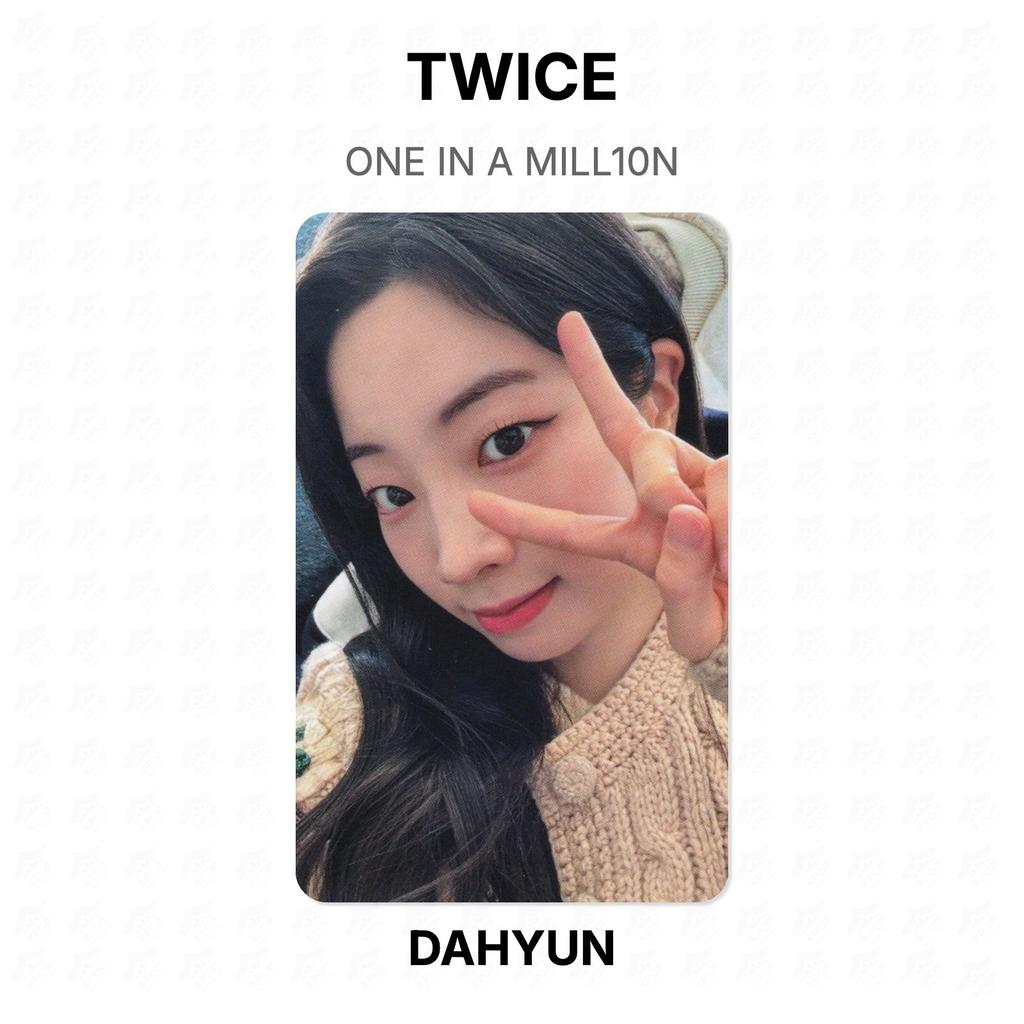 Twice ONE IN A MILL10N Official Photocard