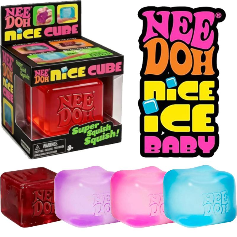 New Nice Cube Sensory Stress Reliever Fidget Tool For Anxiety & Focus Desk Sensory Cube For Adults & Kids