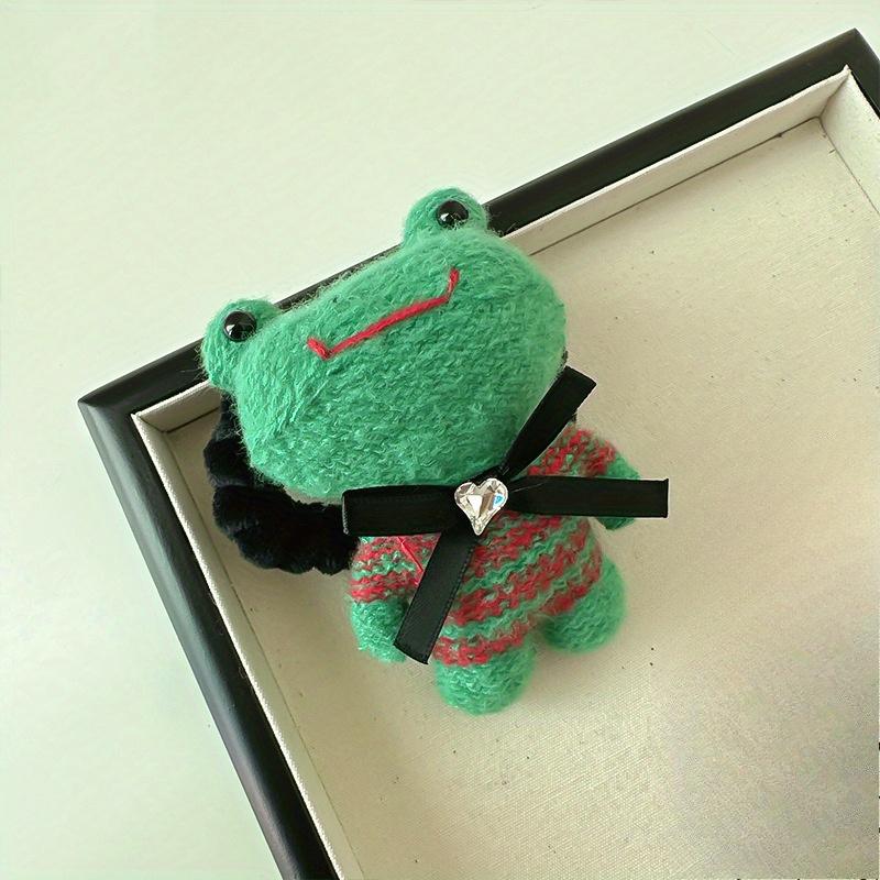 

1pc Cute little frog headband hair accessory tied in ponytail, high elasticity headband rope, meatballs hair accessory new