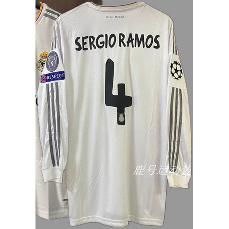 Vintage Jerseys, Soccer Uniforms, AC Ronaldo, Ronaldinho, Zidane, Long-sleeved Sportswear, National Team Uniforms