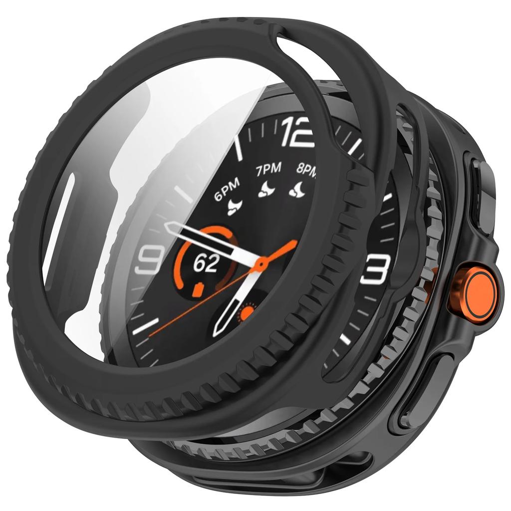 Tempered Glass PC Case for Samsung Galaxy Watch 8-7 Ultra 47mm Protector Cover Galaxy Watch 8 40/44mm 8 Classic 46mm Accessories