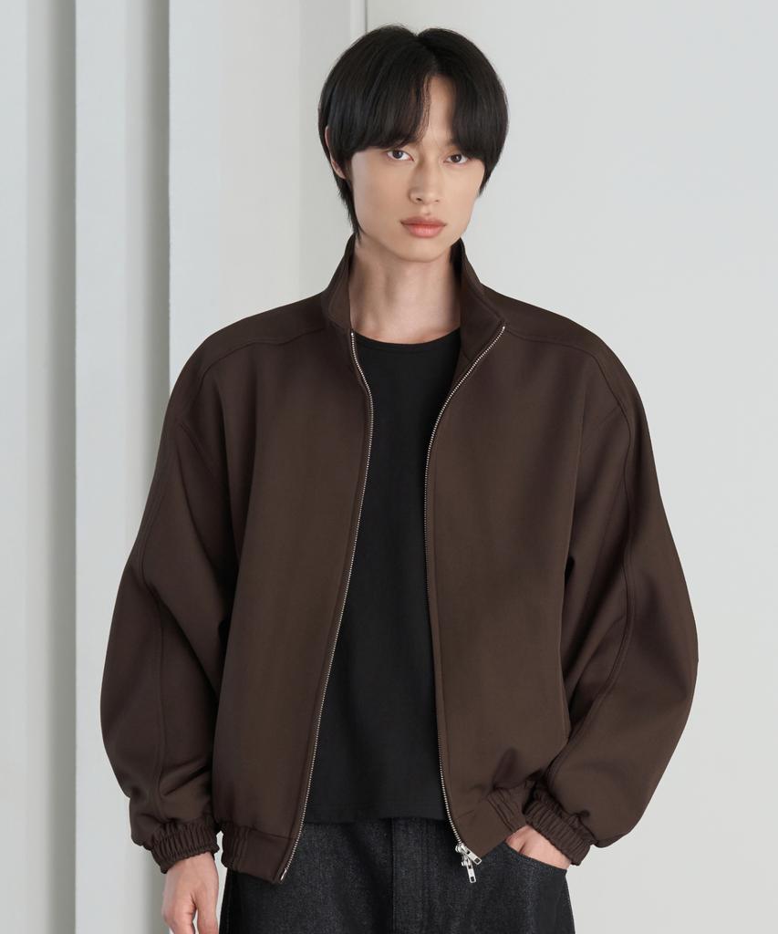 HYOJI 26 Fw High-Neck Blouson Curved Crop Jacket (3 Colors)