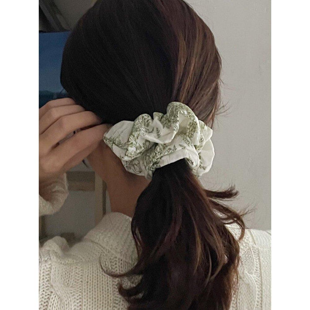 French Etoile Scrunchie [Green]