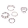 10Pcs G9 Lamp Holder Ring, M20 Lamp Shade Bracket Adapter Ring, Metal Lamp Shade Ring, G9 Lamp Shade Reduction Ring