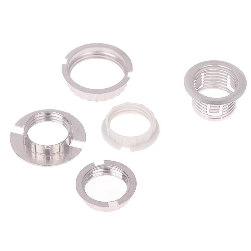 10Pcs G9 Lamp Holder Ring, M20 Lamp Shade Bracket Adapter Ring, Metal Lamp Shade Ring, G9 Lamp Shade Reduction Ring