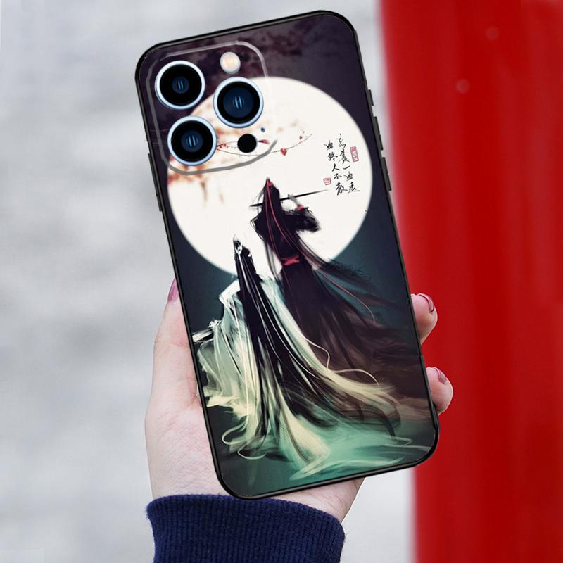 Mo Dao Zu Shi Anime Phone Case For iPhone 16 Pro 15 Pro 12 13 Mini 11 14 Pro Max XR 16 15 Plus 16e Cover Coque