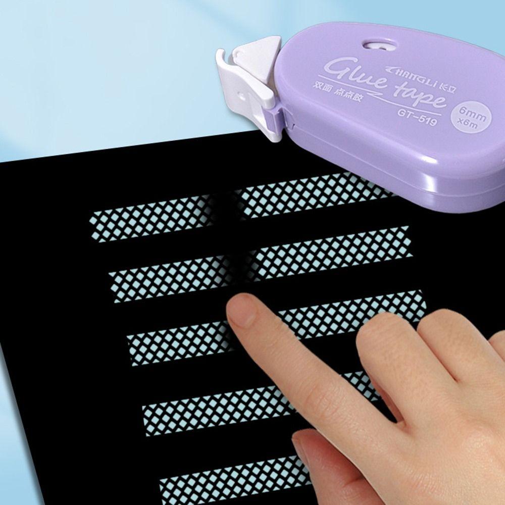 Stationery Dot Glue Office Ledger Supplies Roller Glue Tape Double Sided Adhesive Tape