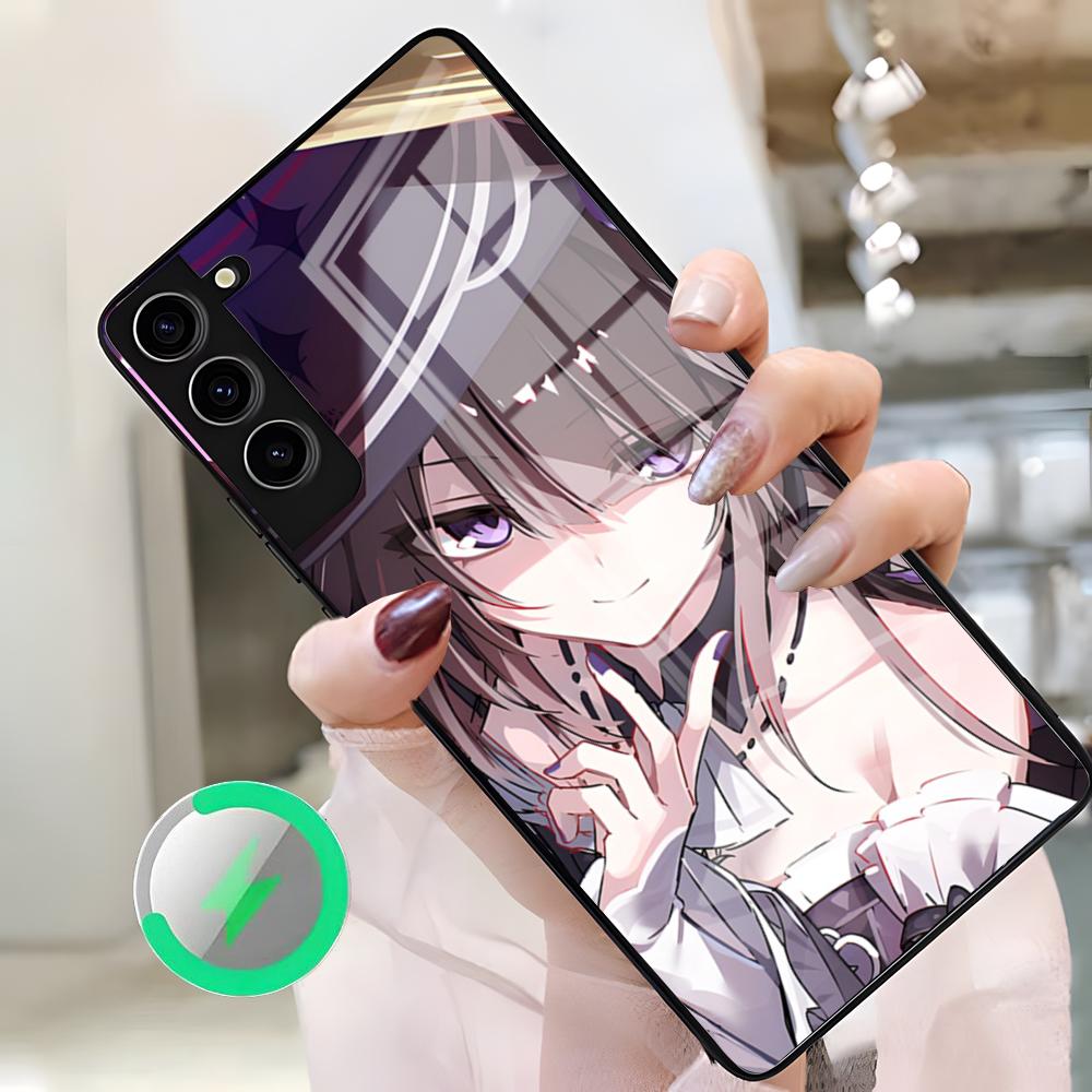 Honkai Star Rail Herta Phone Case For Samsung S26 Ultra S25 Edge S23 S22 S21 S20 Ultra Plus S24 Fe A25 Magnetic Glass Cover