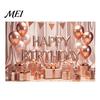 Birthday Celebration Banner Happy Backdrop, Party Photo Background Cloth for Celebration, Double-sided Printed Bunting Flag Decor Kids Women, Supplies