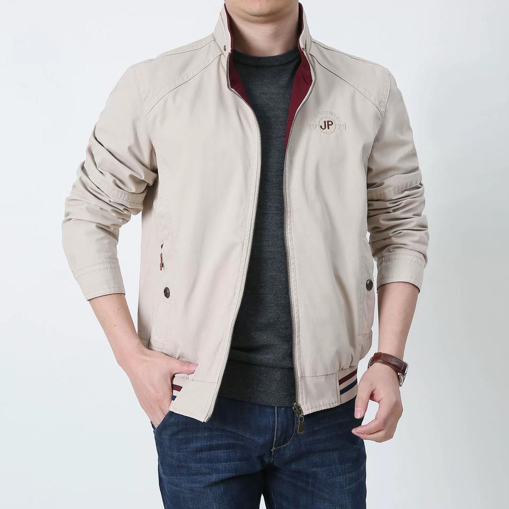 Autumn Jacket Men Double-sided Jackets Coats Pure Cotton Men's Jackets on Both Sides Plus Size XS-8XL