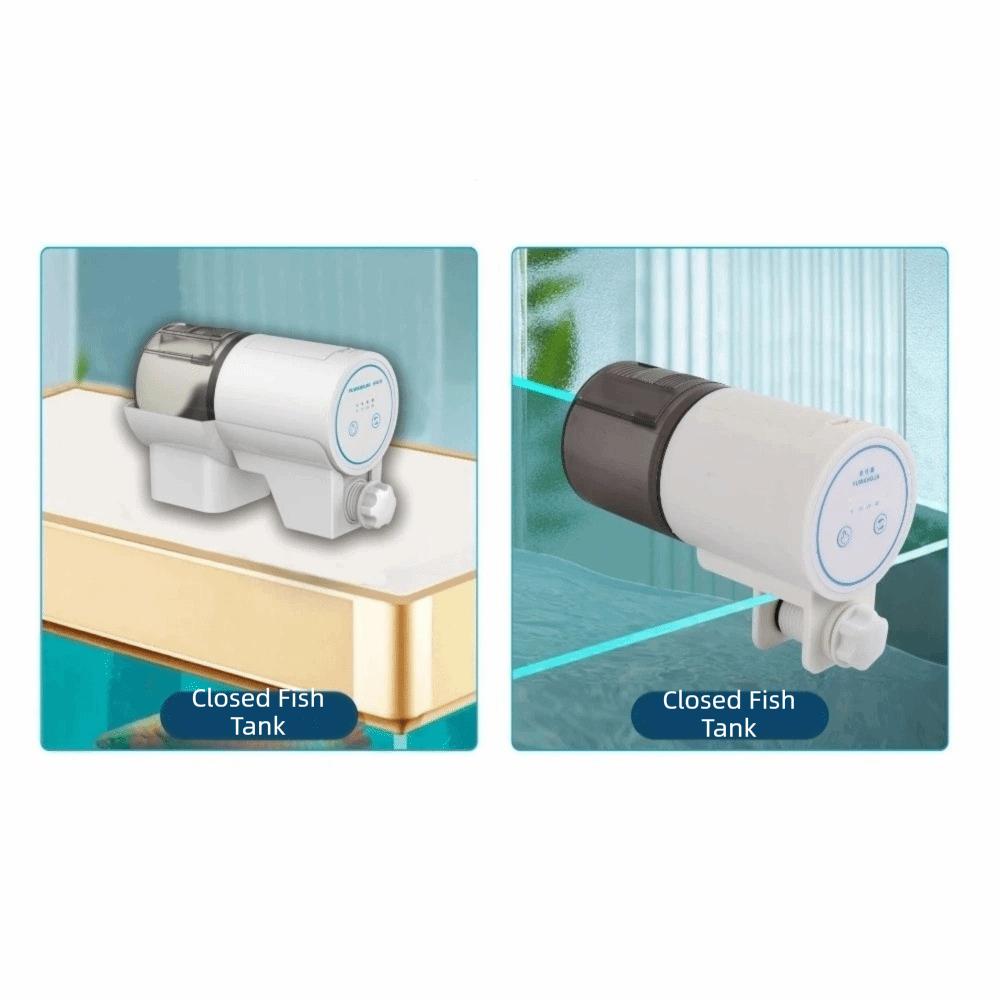 Moisture-Proof Automatic Fish Feeders Large Capacity Electric Fish Food Dispenser Silent Plastic Smart Timer Feeder Aquatic Pets