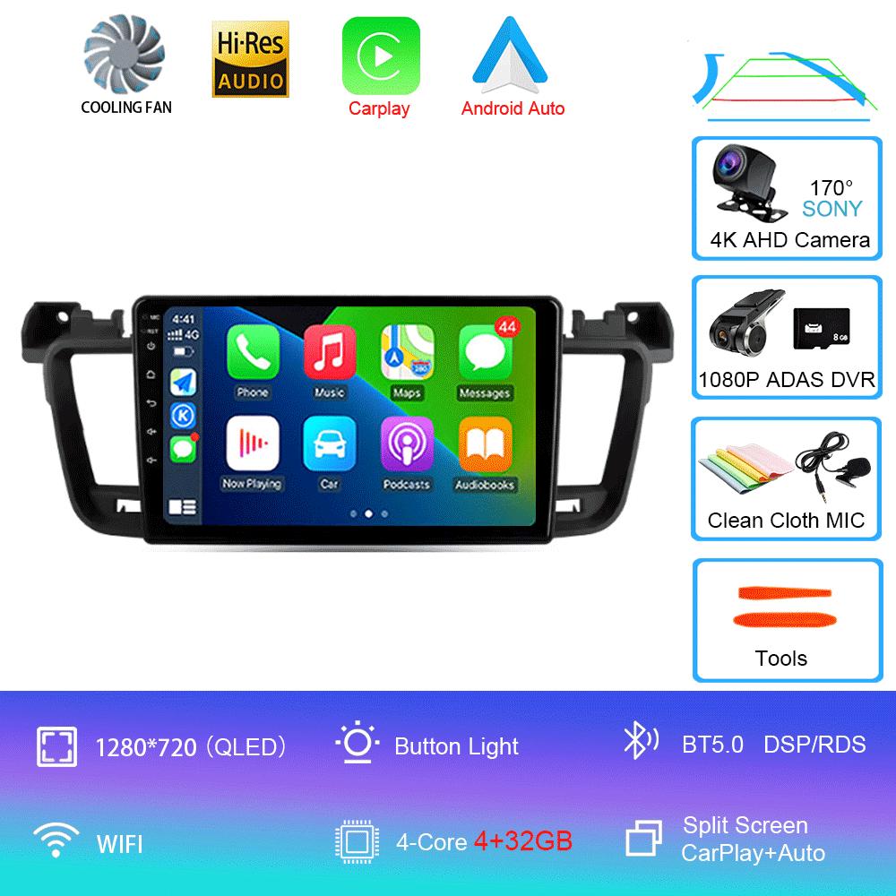 Android 14 For Peugeot 508 2011 - 2018 Car Radio Multimedia Video Player Navigation GPS No 2din 2 Din DVD