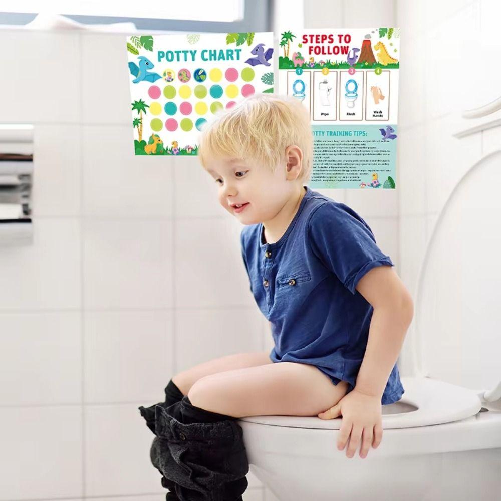 Multi-functional Toilet Habits Reward Stickers Toilet Habit Sticker Chart  Children/Kids