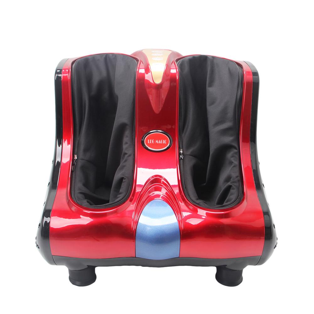 Smart Kneading Rolling Vibration Shiatsu Foot Calf Leg Massager 110V US Plug Red