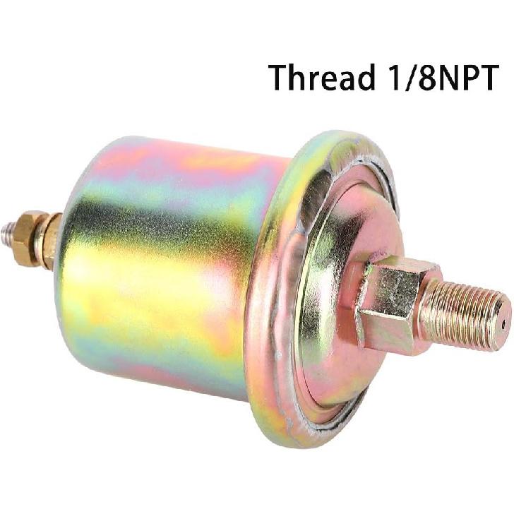 

Single Head Oil Pressure Sensor Car Oil Pressure Sensor 1/8 NPT Thread Stainless Steel Engine Pressure Transducer Sender 3015237