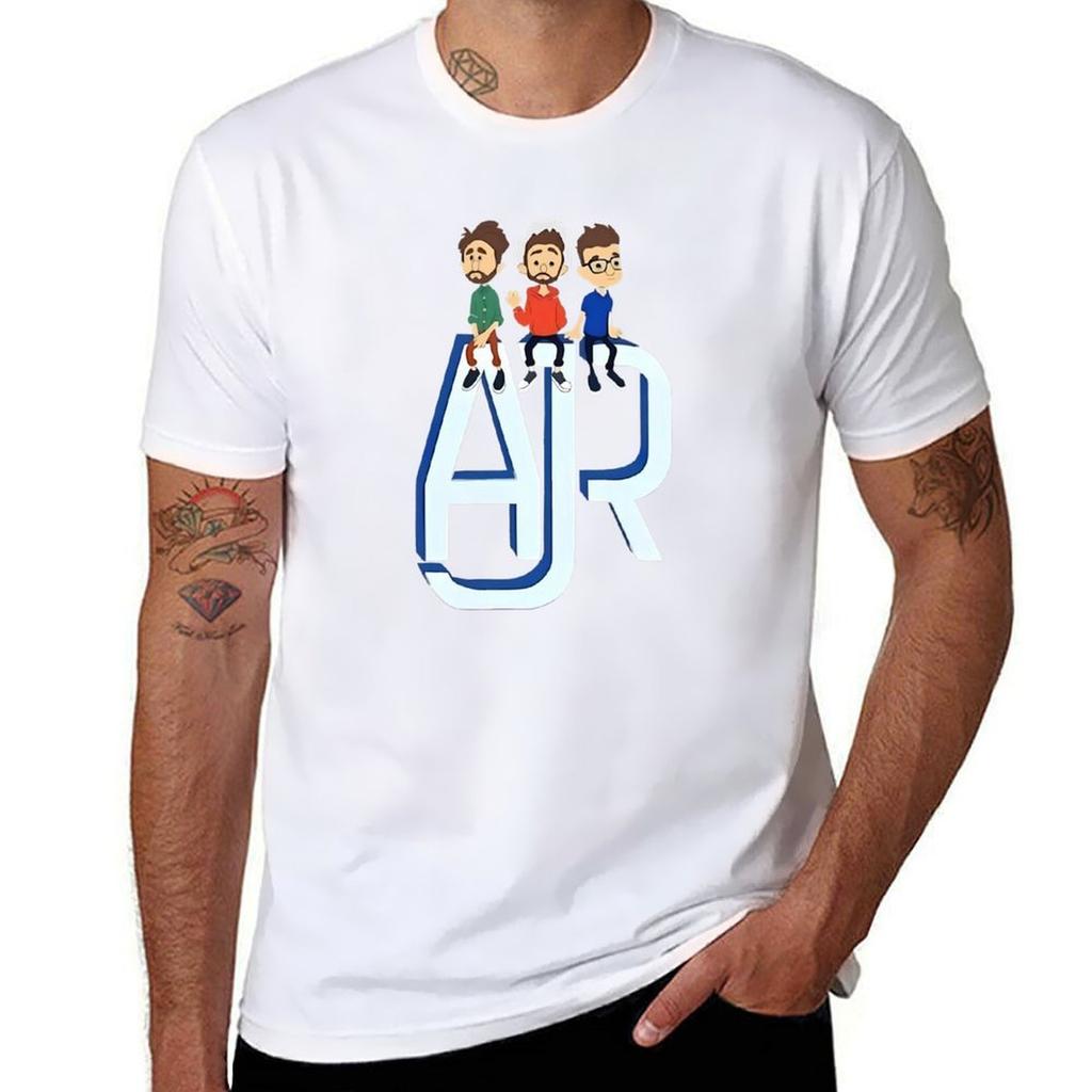 Vintage Ajr Cool Ajr 60s Ajr Star Tshirt Basic Solid Color Short Sleeve Tshirt