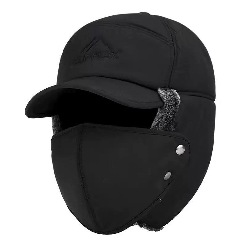 Winter Warm Verdickt Kunstpelz Baseballkappe Herren und Damen Skifahren Weiche Extremkalte Mütze Anglerhut für Outdoor-Sportarten