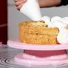 Kunststoff Tortendrehteller Drehbar Stabil Anti-Rutsch Rund Kuchenständer Gebäck Dekorier Tisch Küche DIY Backzubehör Werkzeuge