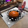 Basketball Pattern Background Carpet, Chair Rug,Rug for Office Bedroom living rooms, Doormat decor Fan Gift Christmas Gift