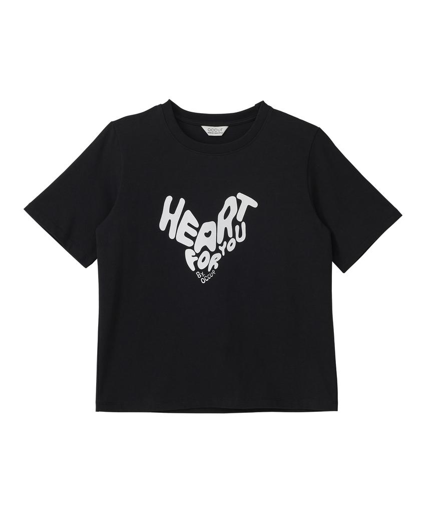 OCCUR Heart Lettering T-Shirt