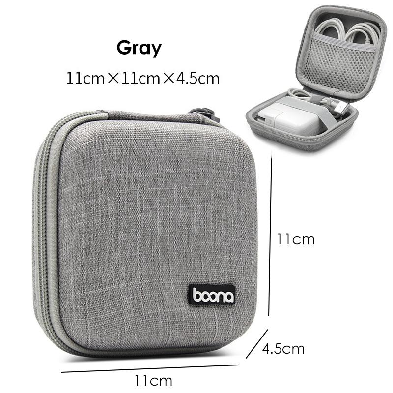 Portable Earphone Storage Bag Data Cable Organizer Bag Multifunctional Digital Gadgets Case Charger U Disk Protective Cover