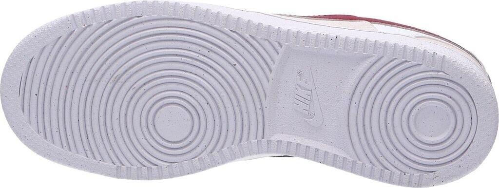 Women's Nike Court Vision Low Sneakers (FQ7628-100) White/adobe/dragon Red/team Red