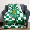 Name Custom Sporting CP Print Flannel Blanket High Quality Warm Comfortable Cover for All Seasons Perfect for Gifts Home Decor
