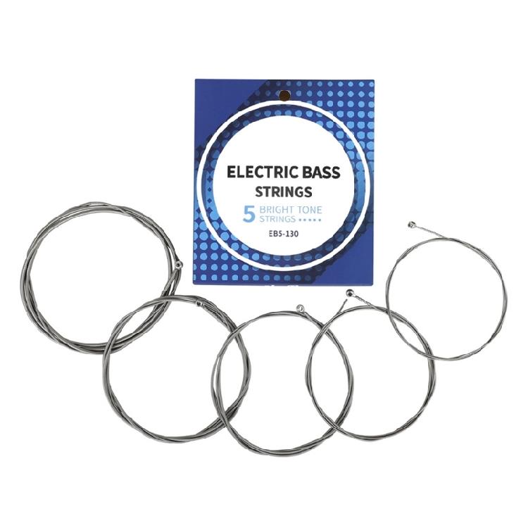 Bass Guitar Strings Hexagonal Carbon Steel Strings for 4/5-String Electric Bass