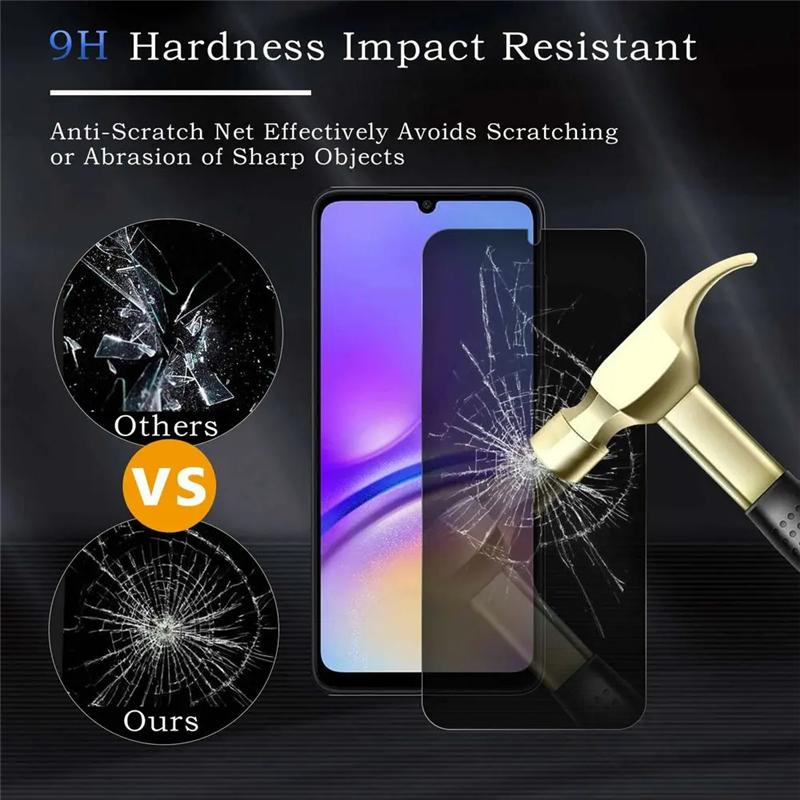 A05S A15 A25 A54 2 stk Anti-spion herdet glass for Samsung Galaxy A05S A05 A15 A25 A54 A04S A14 A24 A34 A33 A53 A73 M53 M54 5G personvern skjermbeskytter