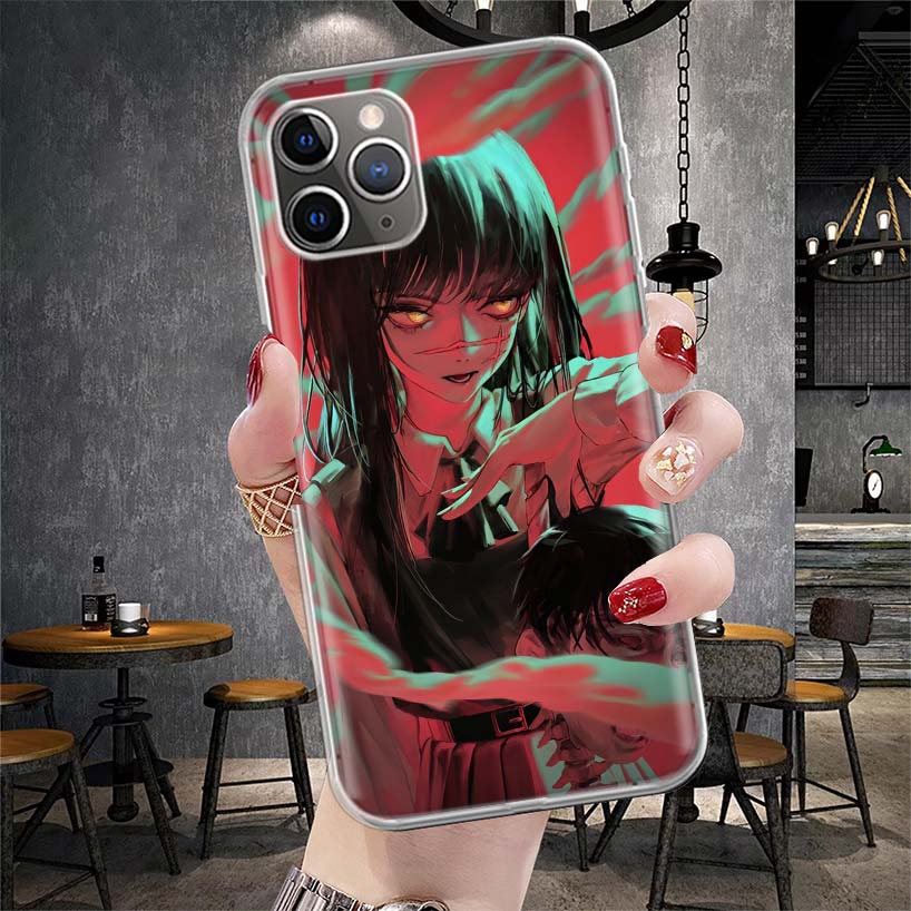 C-Chainsaw Mans Yoru War Devil Soft Phone Case For IPhone 11 17 Air 16E 16 Pro Max 15 + 14 Plus 13 Mini 12 Apple 7 SE 8 Fundas C