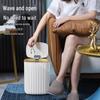 Jieanhui Automatic Smart Sensor Trash Can with Lid - Waterproof for Kitchen, Bathroom, or Living Room