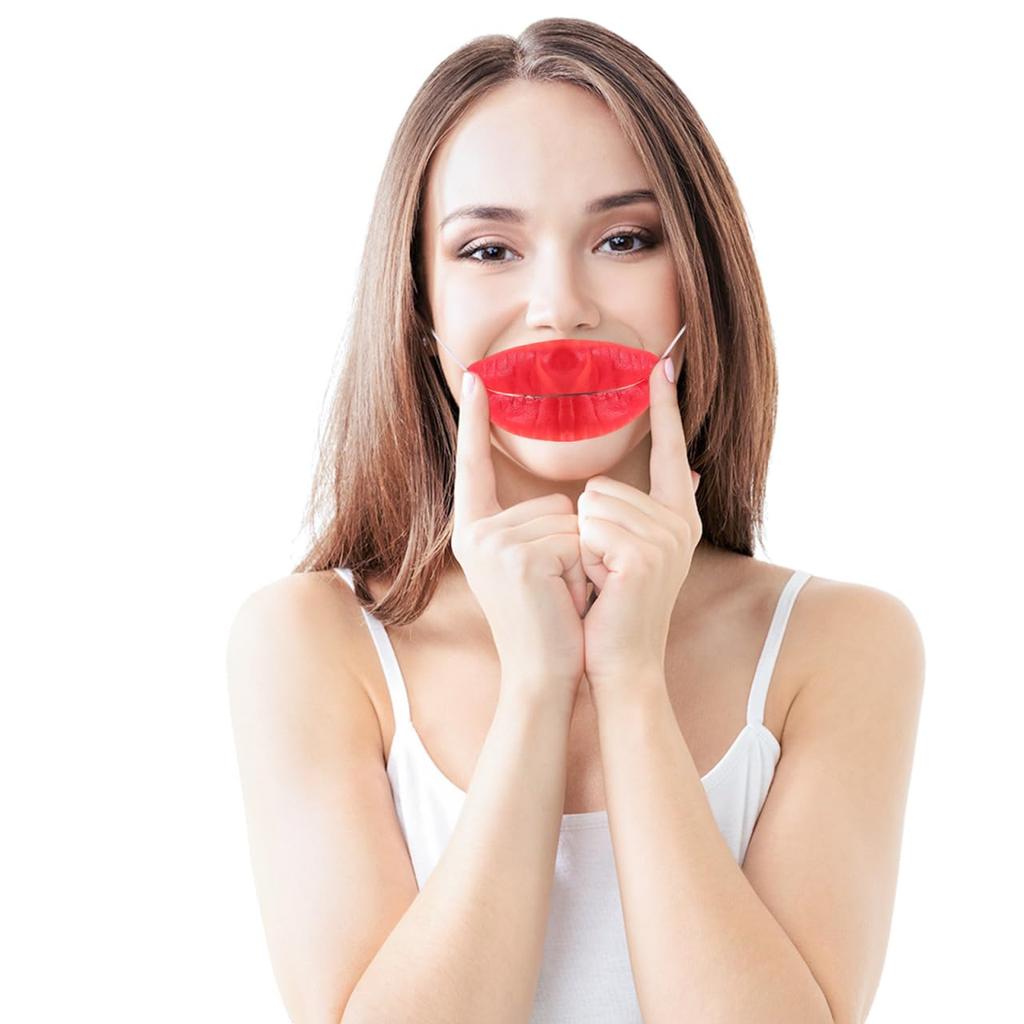 Vtipná rekvizita Klobásové rty Červené Sexy rty Kostým Párty Vystoupení Doplněk Halloween Cosplay