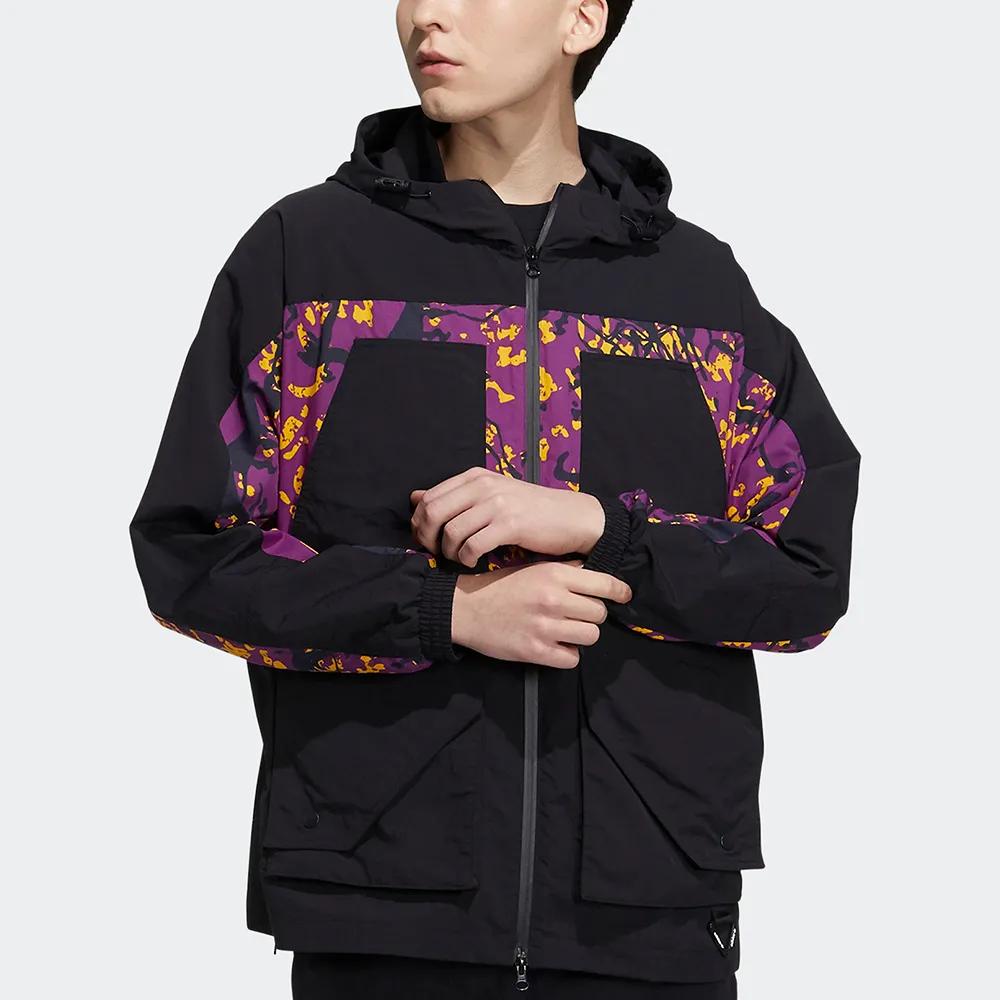 Adidas Originals Jackets Men's Black Hooded Moderate Other (Unisex) Jackets H46701