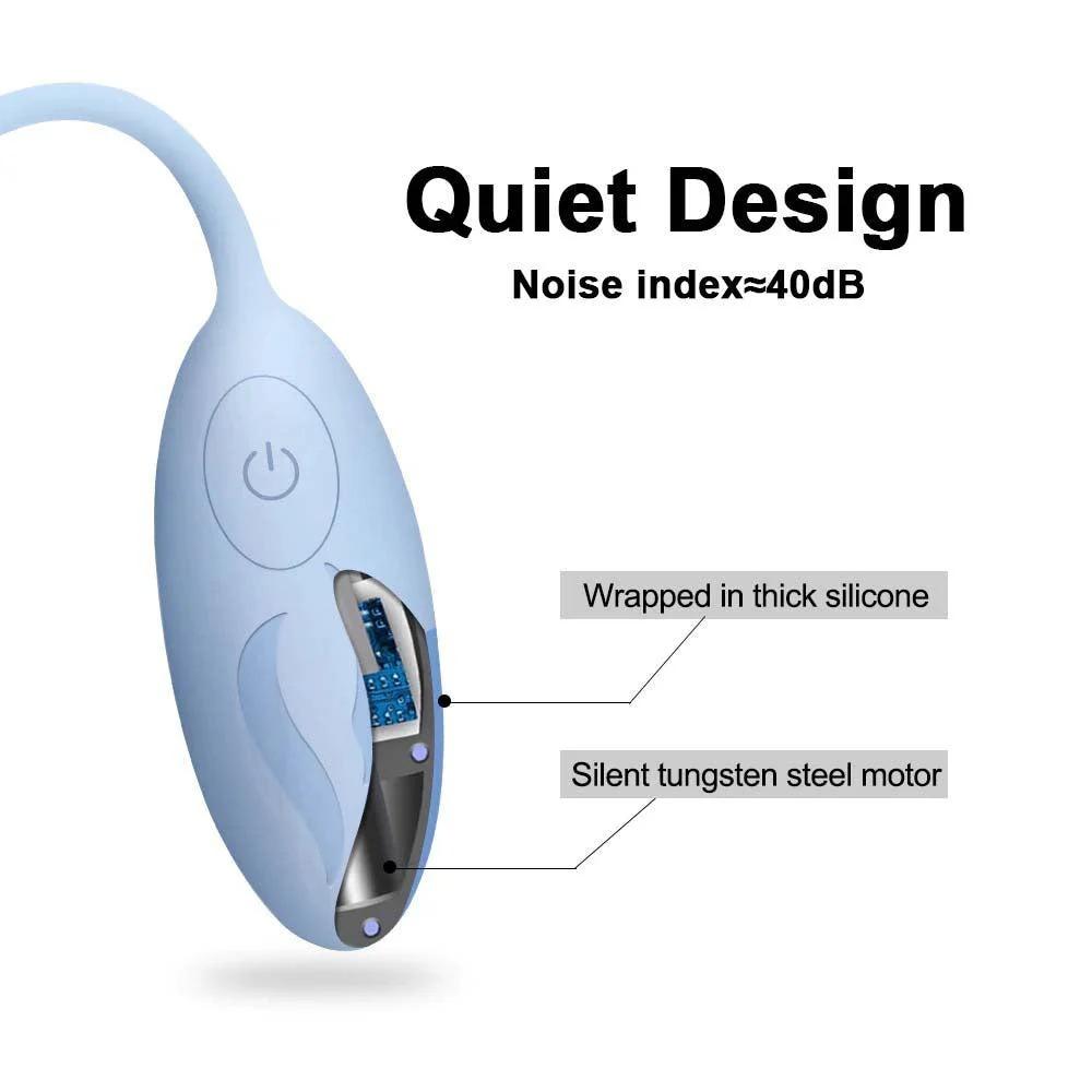 Remote Control G-Spot Simulator Egg Vibrator