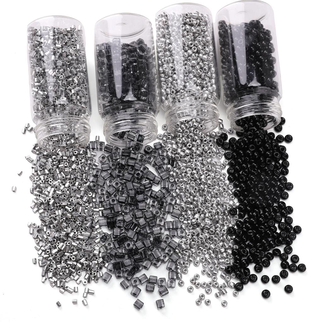 High quality Dark Black Crystal Czech Glass Beads Loose Seed Beads for Earring Bracelet DIY Jewelry Craft Accessoreis Making