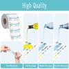 1 Roll Removable Food Storage Labels, Freezer & Pantry Can Stickers for Kitchen Restaurant Jars & Containers