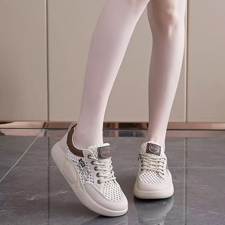 

Little white shoes women s 2025 spring and summer new soft-soled versatile platform-soled sports shoes niche popular running casual women s shoes 35