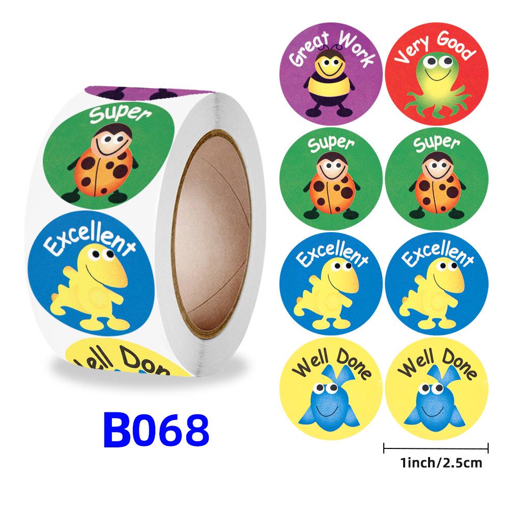 500 Sheets Aesthetic Cartoon Stickers: Cute Decoration & Reward Collection