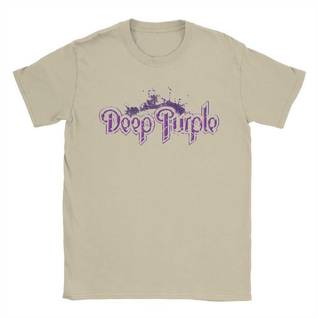 Band Deep Purple Art T Shirt Summer Pure Cotton TShirts For Adult Harajuku Casual Tshirt ShortSleeve Vintage Tops